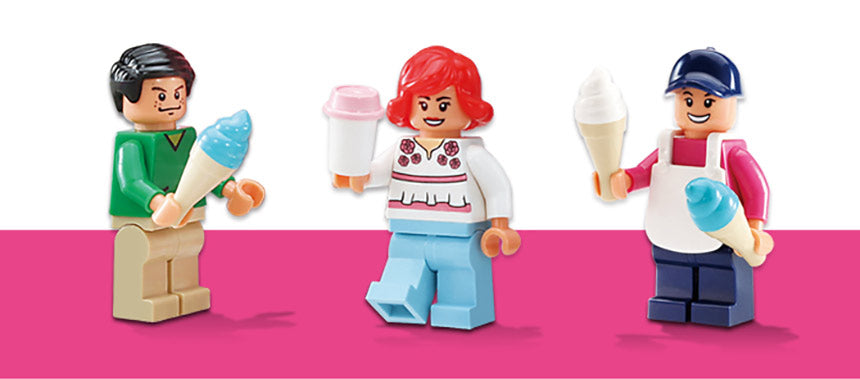Oxford オックスフォード スイーツ バスキンロビンス Baskin Robbins アイスクリームトラック HS33914 ブロック玩具