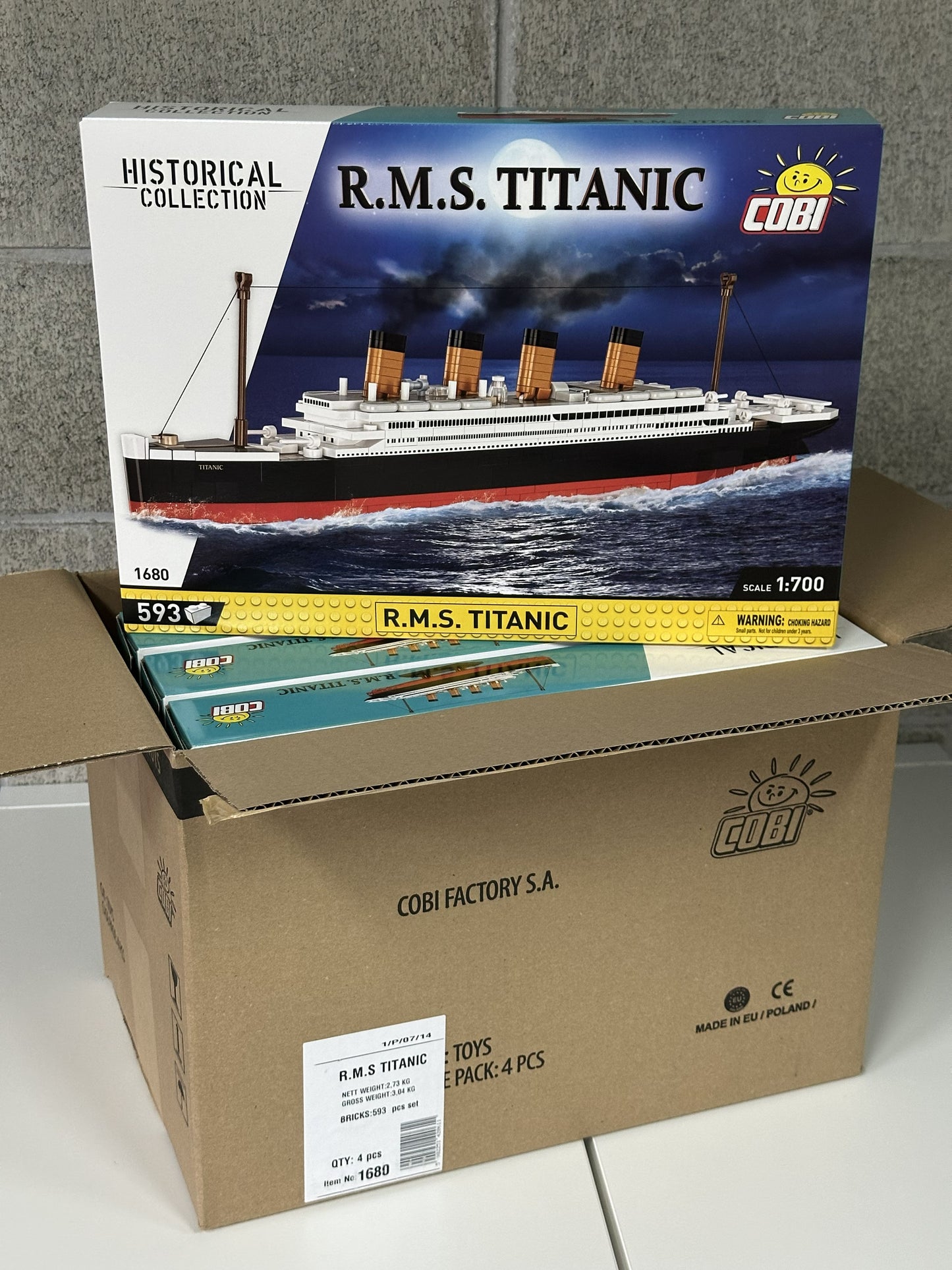 コビー COBI 1680 R.M.S.タイタニック Titanic EU製（ポーランド Poland）LEGO 対応ブロック