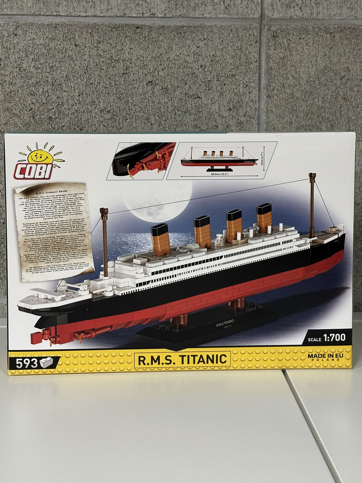コビー COBI 1680 R.M.S.タイタニック Titanic EU製（ポーランド Poland）LEGO 対応ブロック