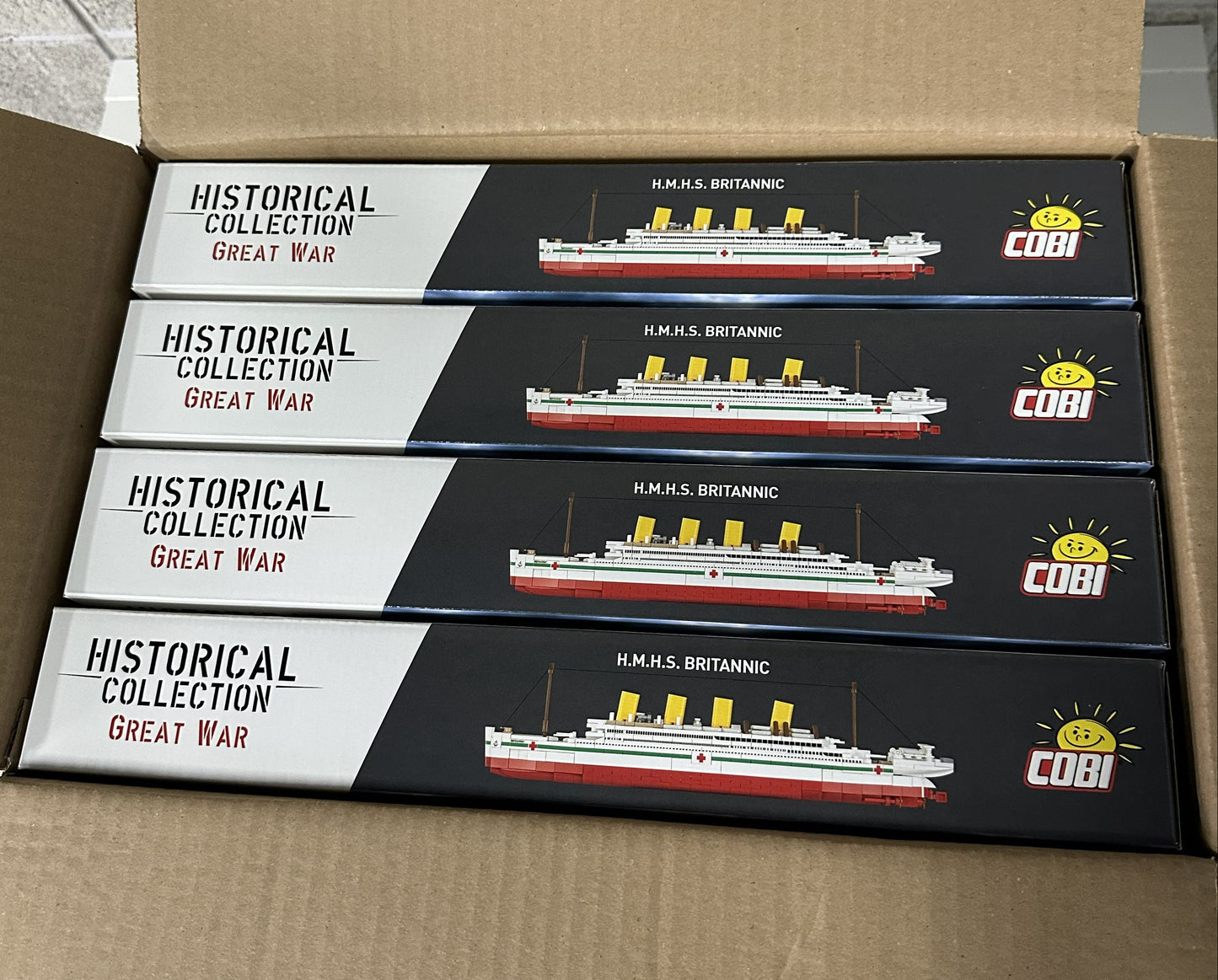 コビー COBI 1681 歴史コレクション 大戦 H.M.H.S ブリタニック Britannic EU製（ポーランド Poland）LEGO対応ブロック