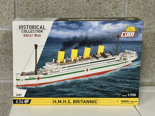 コビー COBI 1681 歴史コレクション 大戦 H.M.H.S ブリタニック Britannic EU製（ポーランド Poland）LEGO対応ブロック