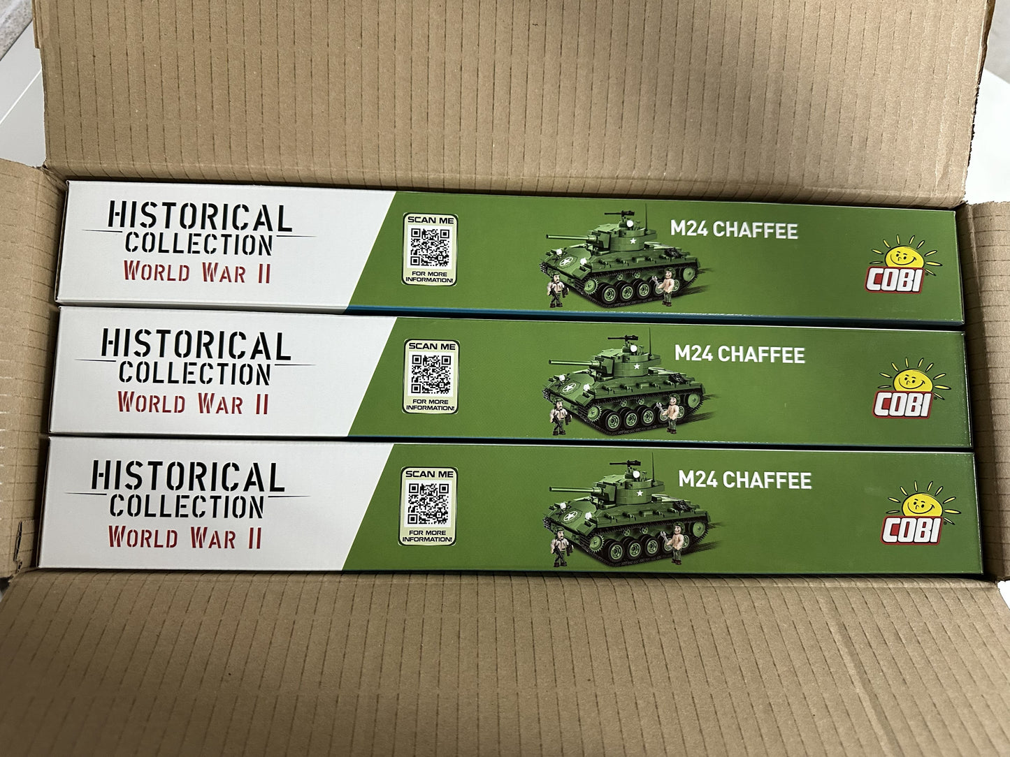コビー COBI 2543 M24 チャフィータンク CHAFFEE ヒストリカルコレクション 第二次世界大戦 EU製（ポーランド Poland）LEGO対応ブロック