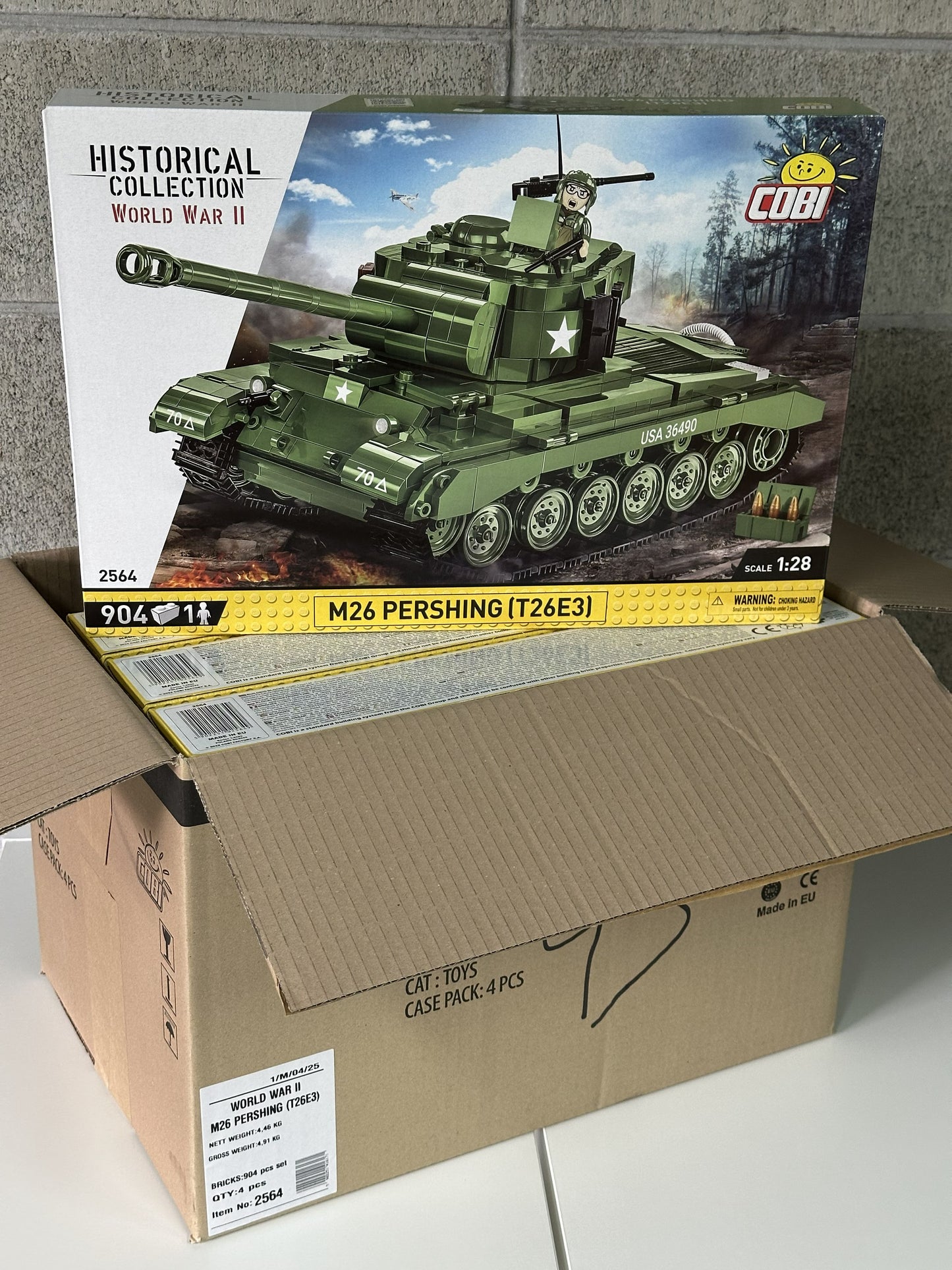 コビー COBI 2564 M26 パーシング PERSHING T26E3 EU製（ポーランド Poland）LEGO 対応ブロック