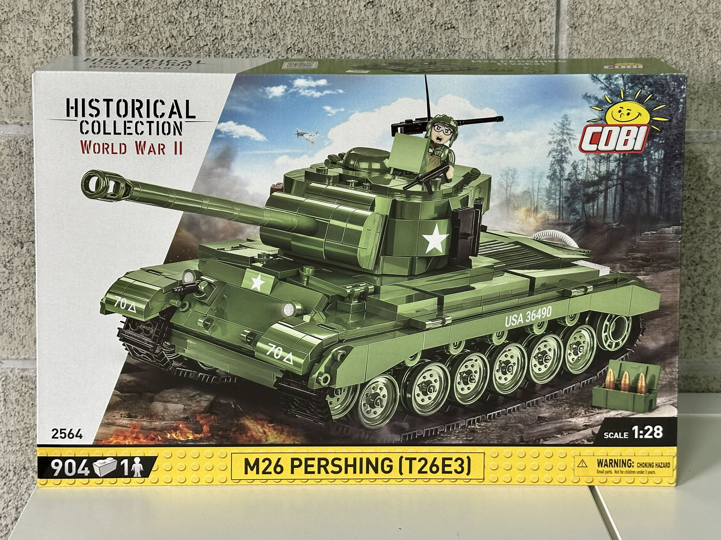 コビー COBI 2564 M26 パーシング PERSHING T26E3 EU製（ポーランド Poland）LEGO 対応ブロック