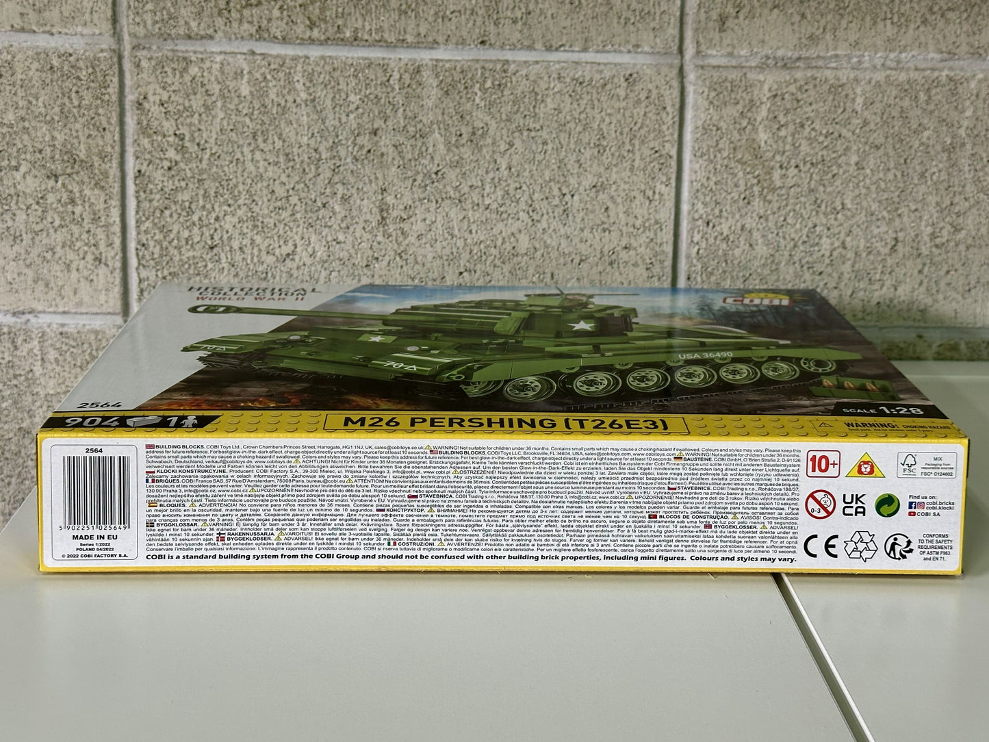 コビー COBI 2564 M26 パーシング PERSHING T26E3 EU製（ポーランド Poland）LEGO 対応ブロック