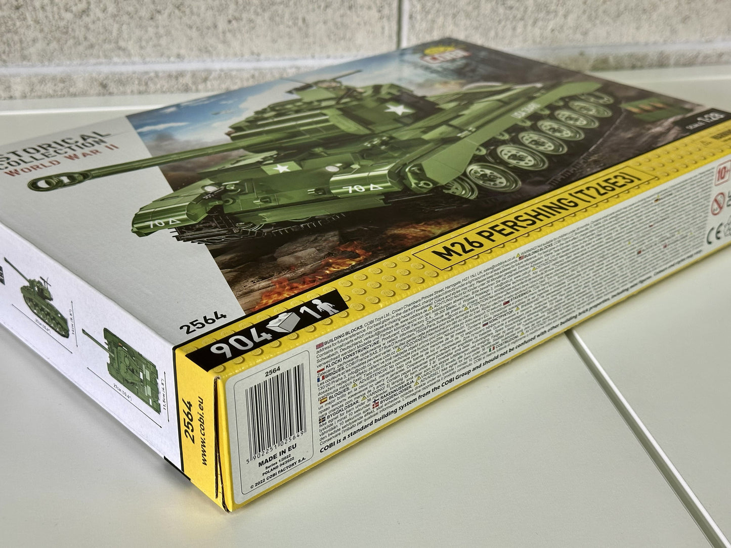 コビー COBI 2564 M26 パーシング PERSHING T26E3 EU製（ポーランド Poland）LEGO 対応ブロック