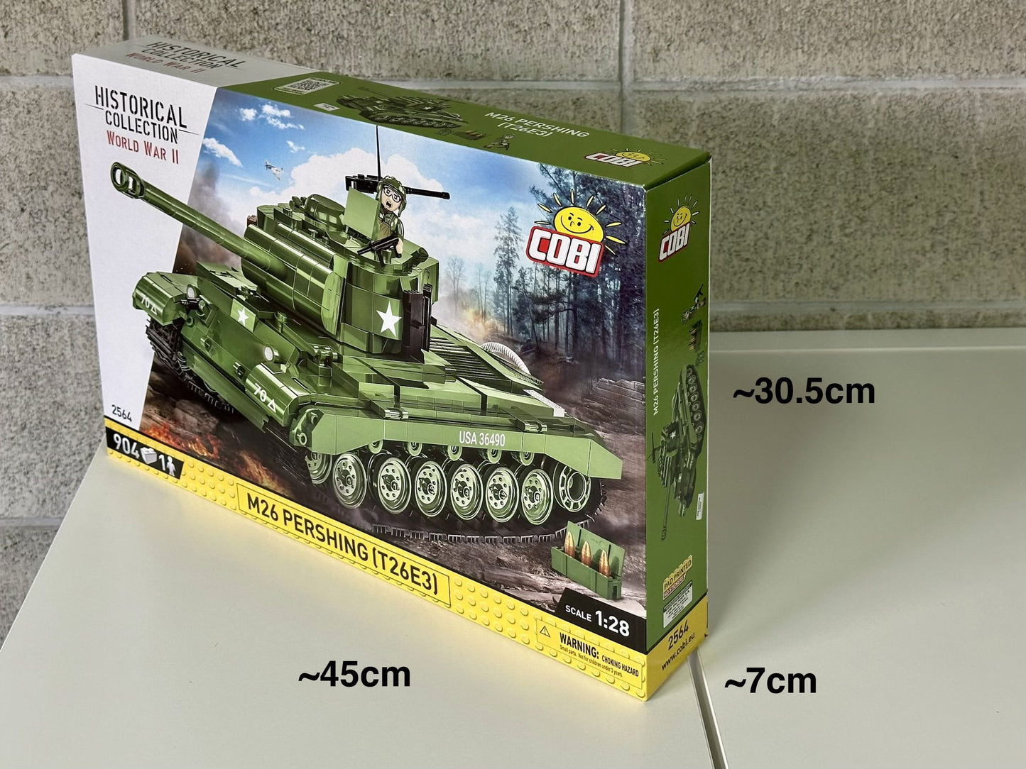 コビー COBI 2564 M26 パーシング PERSHING T26E3 EU製（ポーランド Poland）LEGO 対応ブロック