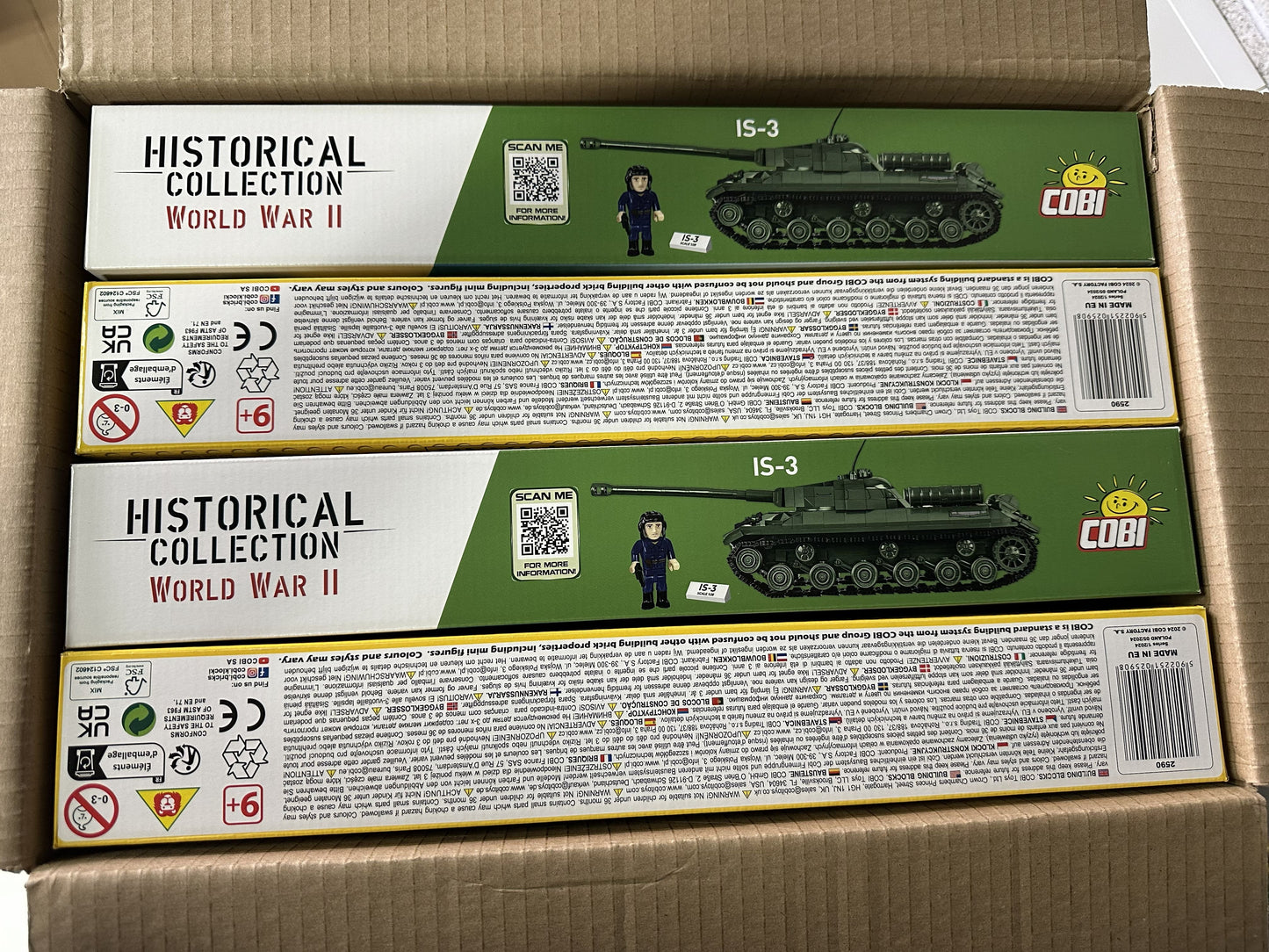 コビー COBI 2590  Is-3 イス・トゥーリー Soviet ソビエト 重戦車 ヒストリカルコレクション 第二次世界大戦 EU製（ポーランド Poland）LEGO 対応ブロック