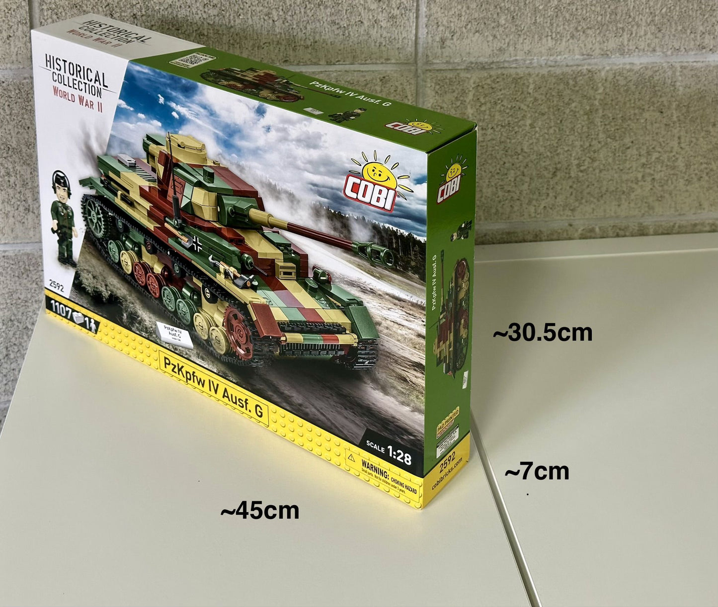 コビー COBI 2592 PZKPFW IV Ausf. G IV号戦車 ヒストリカルコレクション 第二次世界大戦 EU製（ポーランド Poland）LEGO 対応ブロック