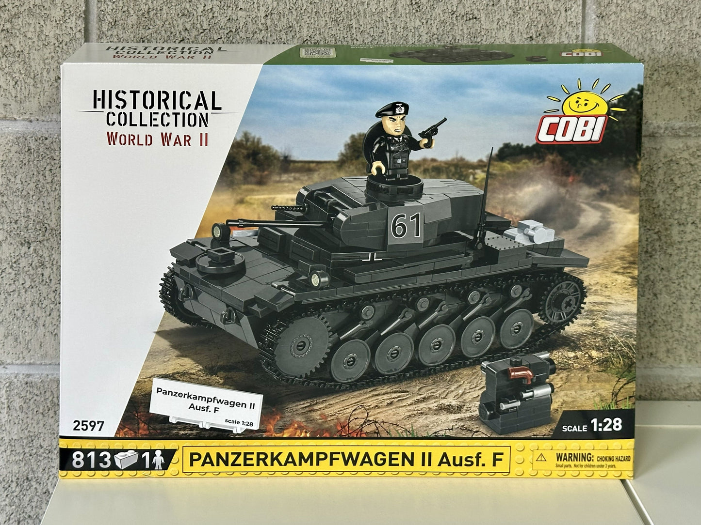 コビー COBI 2597 Panzerkampfwagen II AUSF. F II号戦車 ヒストリカルコレクション 第二次世界大戦 EU製（ポーランド Poland）LEGO 対応ブロック