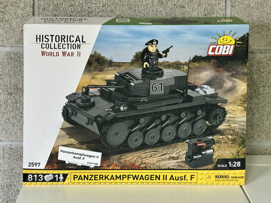 コビー COBI 2597 Panzerkampfwagen II AUSF. F II号戦車 ヒストリカルコレクション 第二次世界大戦 EU製（ポーランド Poland）LEGO 対応ブロック