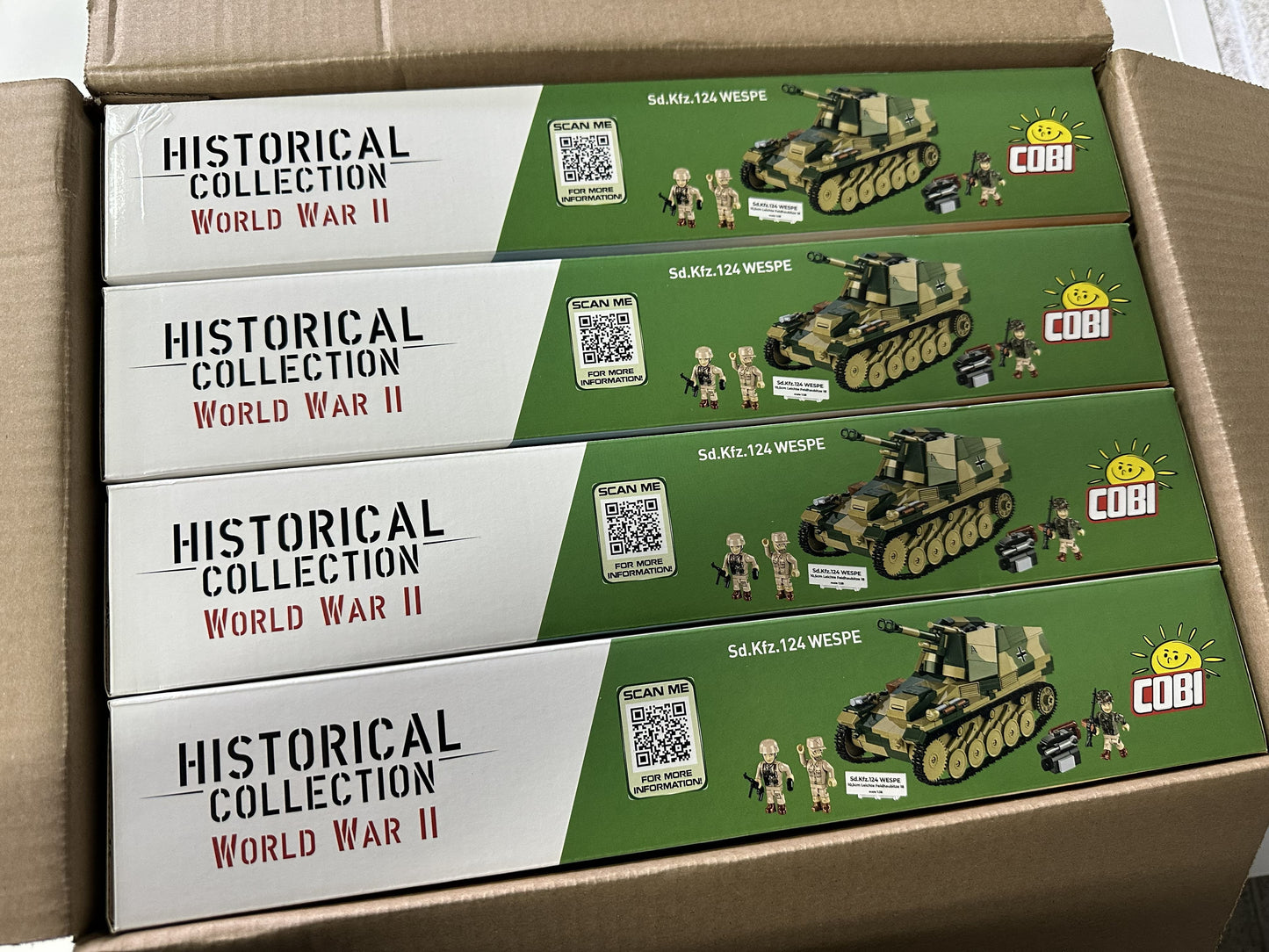 コビー COBI 2598 Sd.Kfz.124 Wespe Tank ヴェスペ  ヒストリカルコレクション 第二次世界大戦 EU製（ポーランド Poland）LEGO 対応ブロック