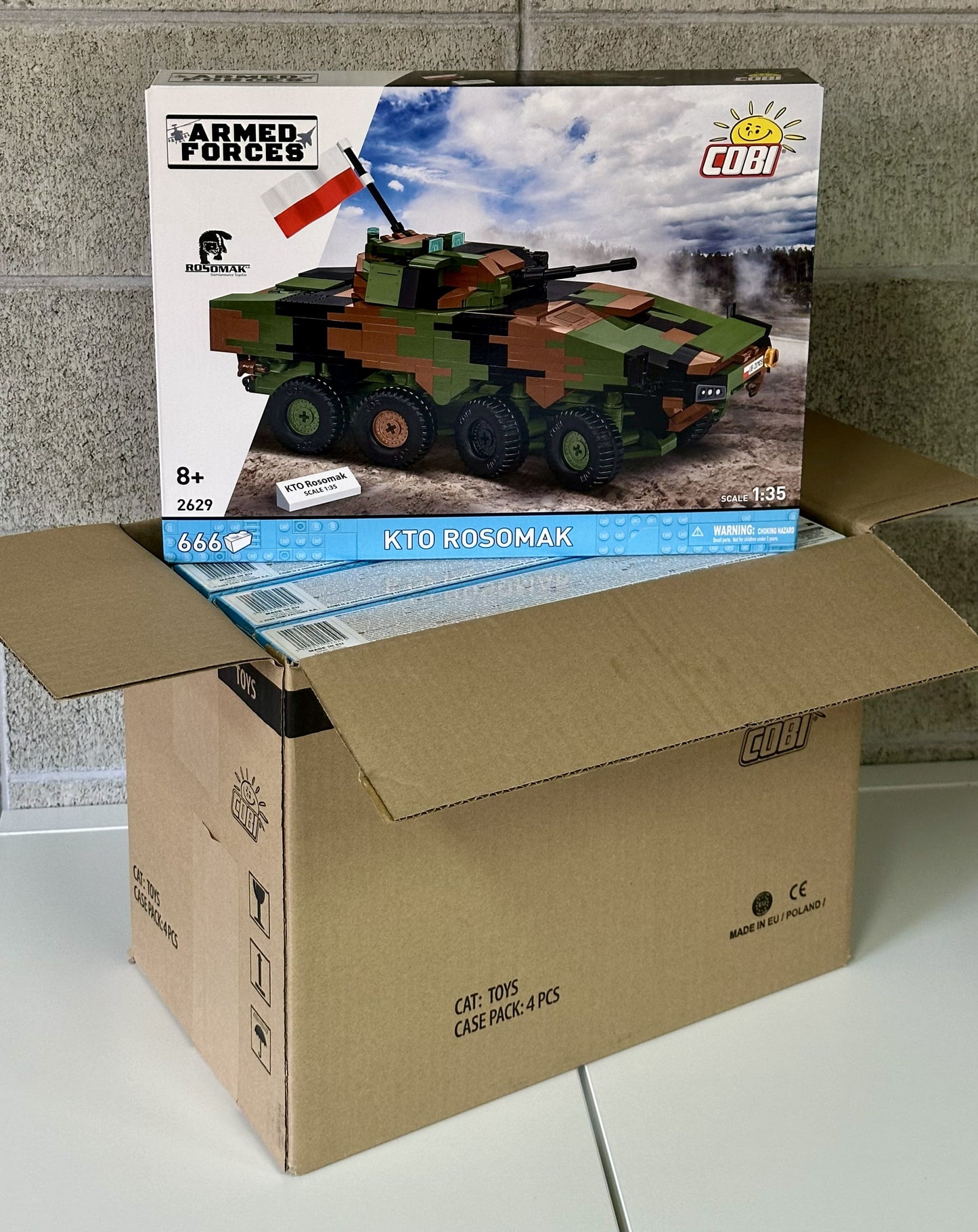 コビー COBI 2629 Armed Forces KTO Rosomak (PL/UA) ロソマク EU製（ポーランド Poland）LEGO 対応ブロック