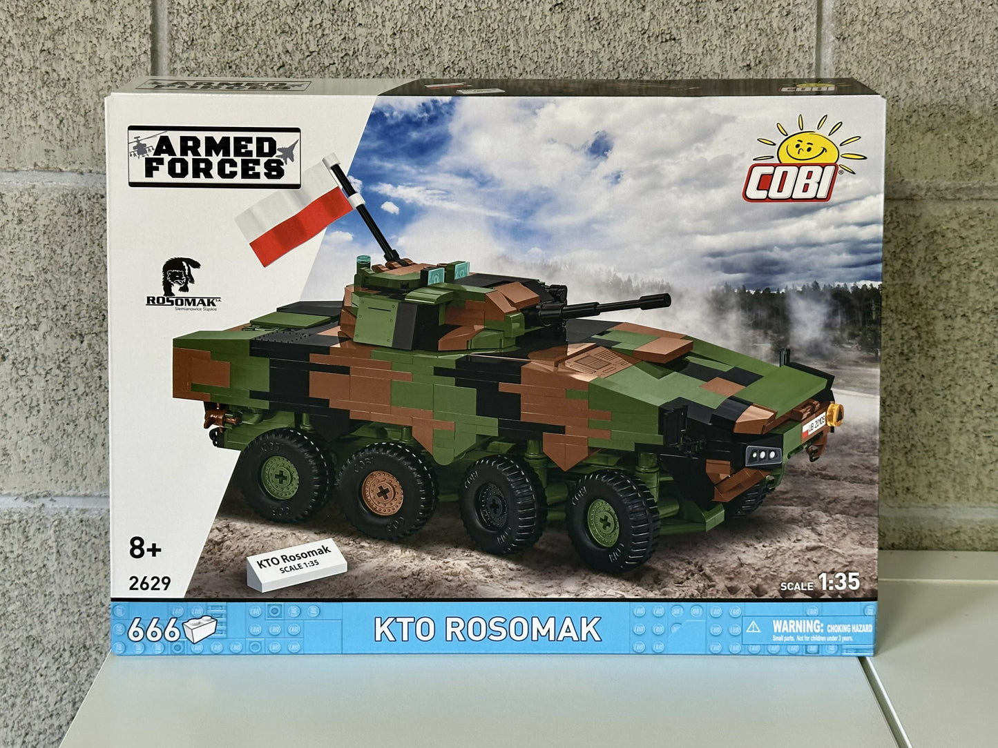 コビー COBI 2629 Armed Forces KTO Rosomak (PL/UA) ロソマク EU製（ポーランド Poland）LEGO 対応ブロック