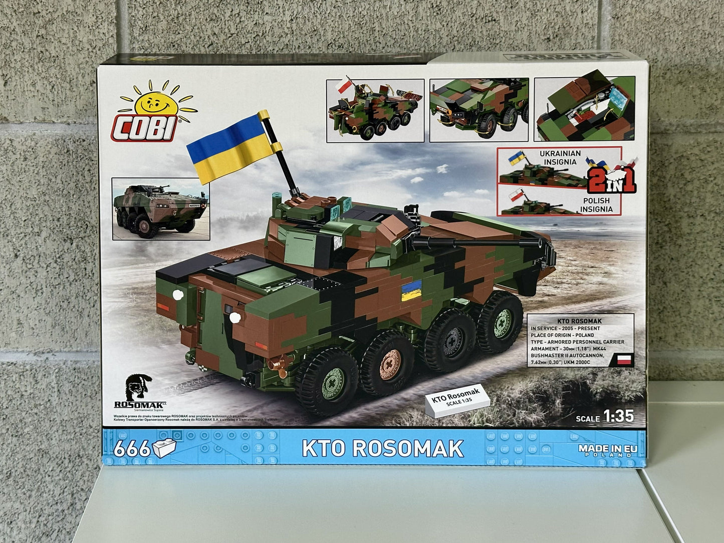 コビー COBI 2629 Armed Forces KTO Rosomak (PL/UA) ロソマク EU製（ポーランド Poland）LEGO 対応ブロック