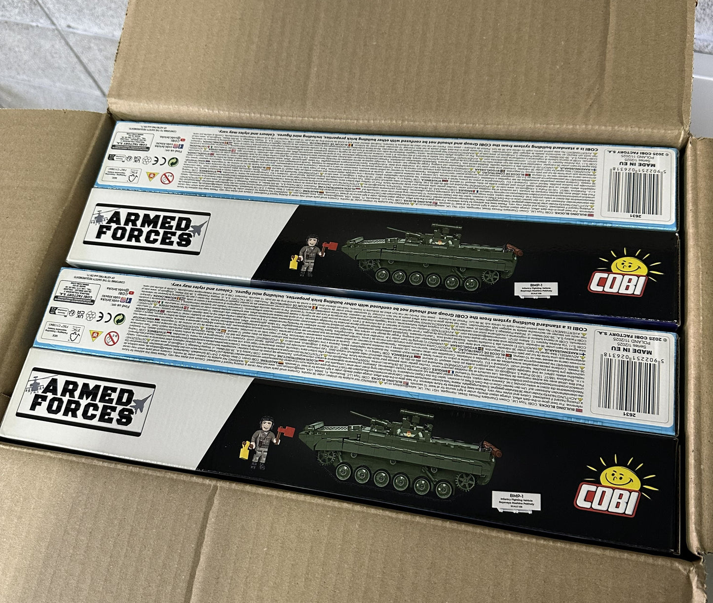 コビー COBI 2631 BMP-1 (Boyevaya Mashina Pekhoty) EU製（ポーランド Poland）LEGO 対応ブロック