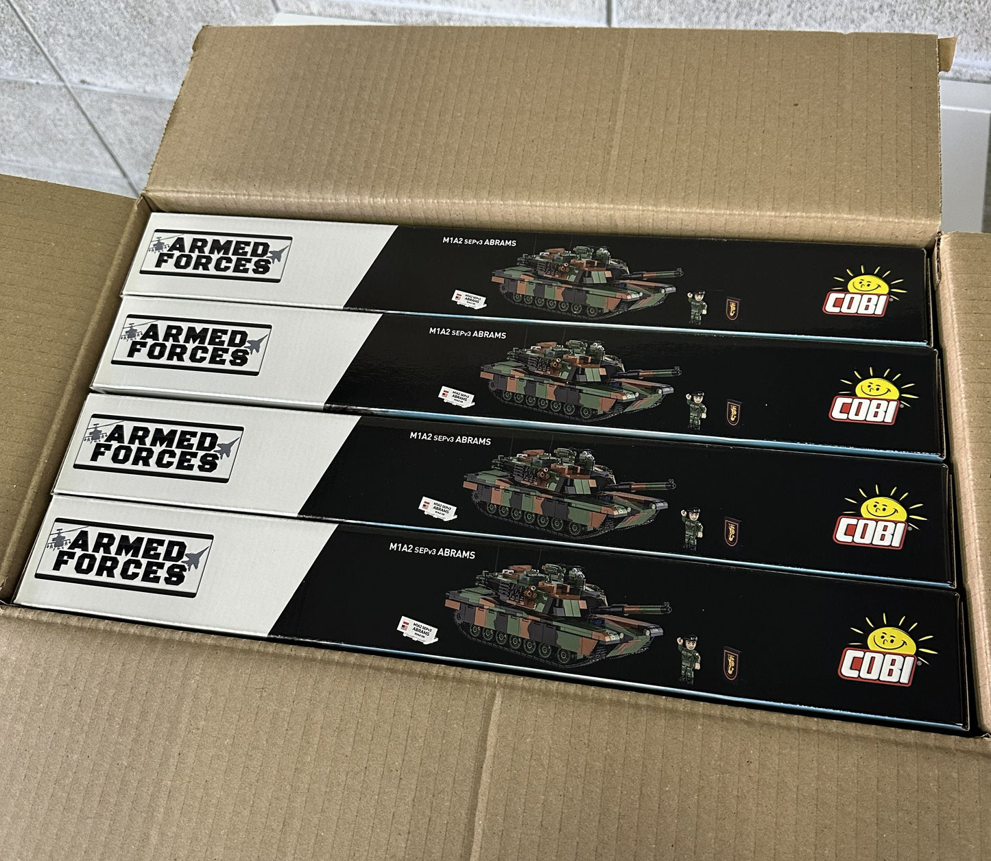 コビー COBI 2633 Armed Forces M1A2 ABRAMS エイブラムス(PL) 戦車 EU製（ポーランド Poland）LEGO 対応ブロック