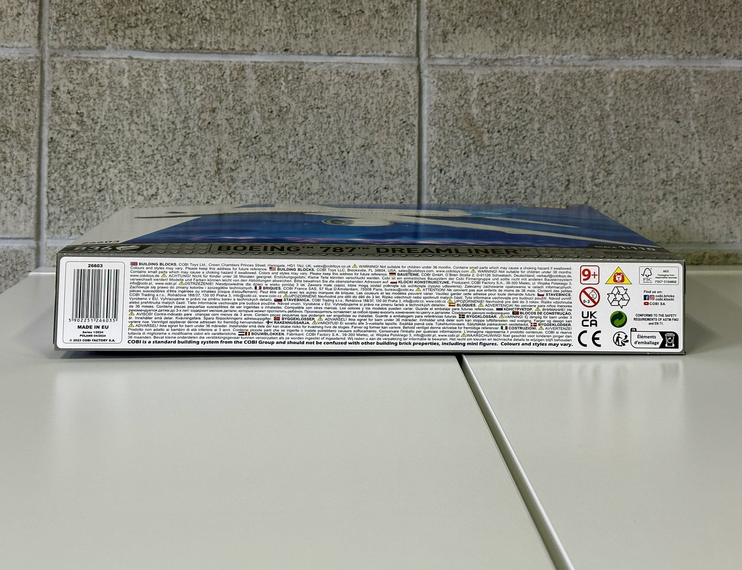 コビー COBI 26603 Boeing 787-8 DREAMLINER ボーイング 飛行機 EU製（ポーランド Poland）LEGO 対応ブロック