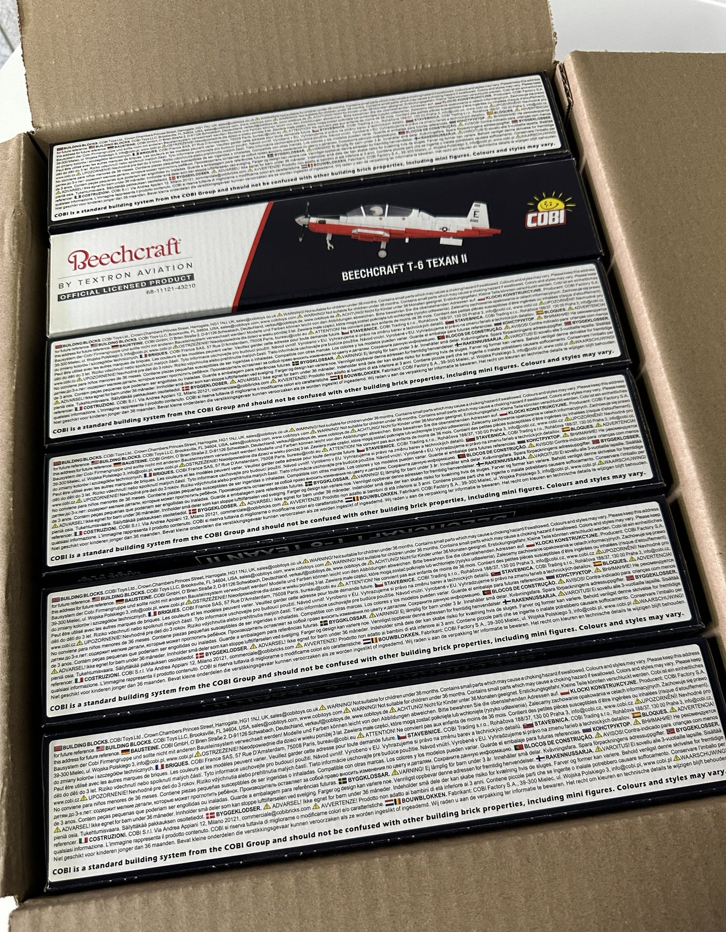 コビー COBI 26625 Civil aircraft Beechcraft T-6 Texan II テキサンII EU製（ポーランド Poland）LEGO 対応ブロック