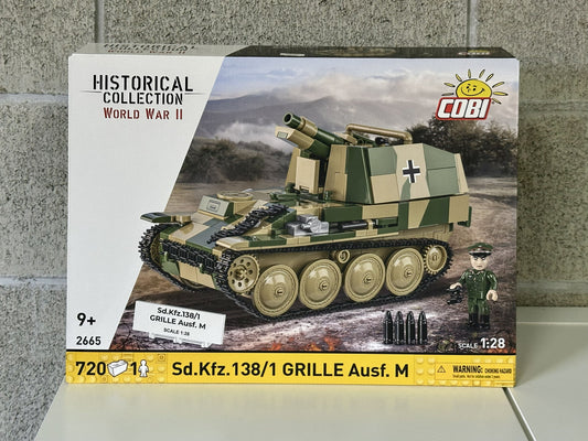 コビー COBI 2665 Sd.Kfz.138 グリレ Grille Ausf. M ヒストリカルコレクション 第二次世界大戦 EU製（ポーランド Poland）LEGO 対応ブロック