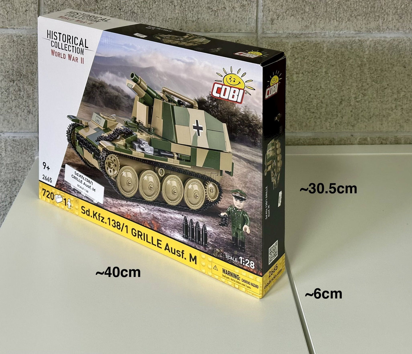 コビー COBI 2665 Sd.Kfz.138 グリレ Grille Ausf. M ヒストリカルコレクション 第二次世界大戦 EU製（ポーランド Poland）LEGO 対応ブロック