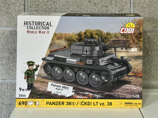 コビー COBI 2666 PANZER 38(T)/(CKD) LT VZ ヒストリカルコレクション 第二次世界大戦 EU製（ポーランド Poland）LEGO 対応ブロック
