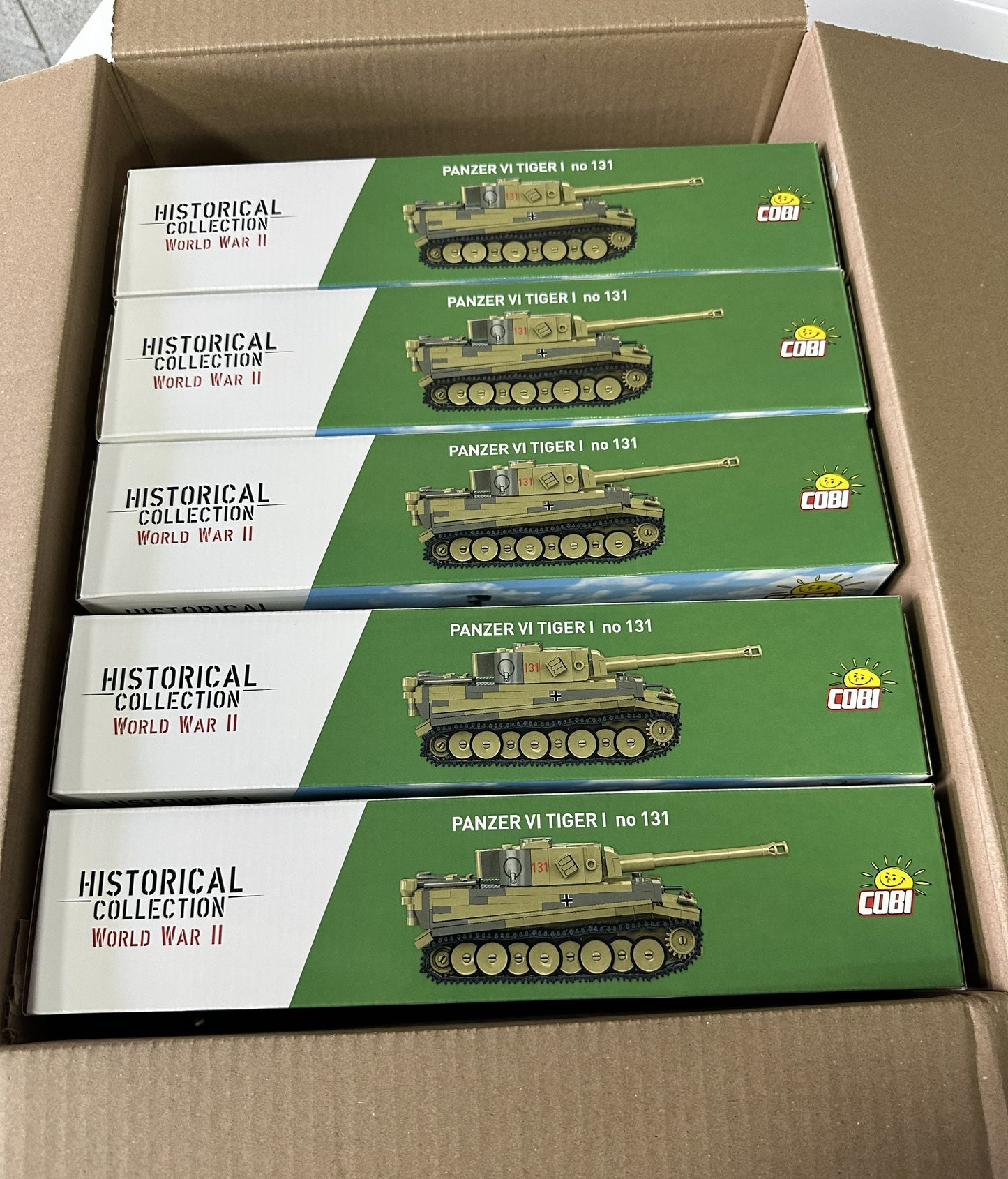 コビー COBI 2734 PANZER VI TIGER I no 131 タイガー131 ヒストリカルコレクション 第二次世界大戦 EU製（ポーランド Poland）LEGO 対応ブロック