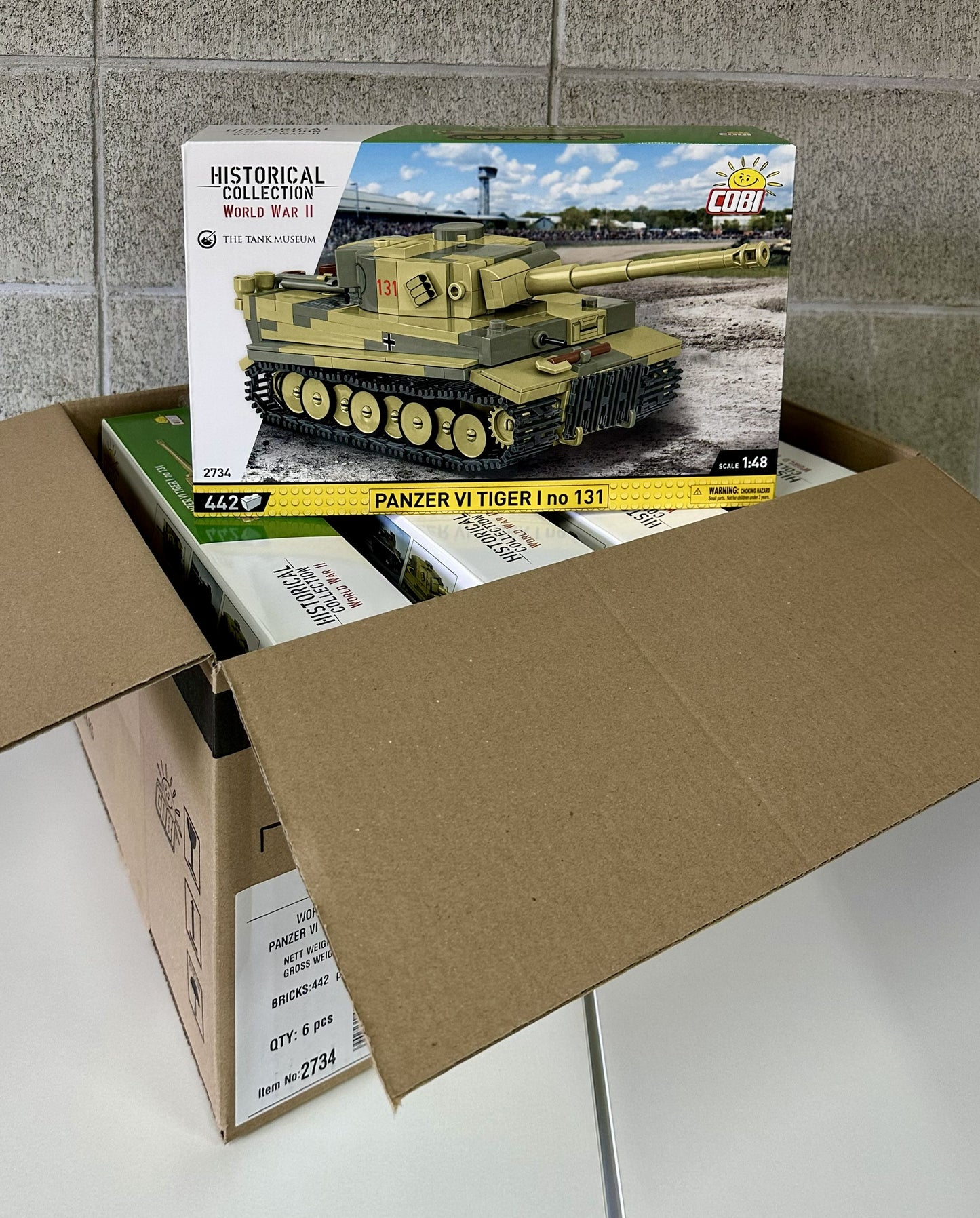 コビー COBI 2734 PANZER VI TIGER I no 131 タイガー131 ヒストリカルコレクション 第二次世界大戦 EU製（ポーランド Poland）LEGO 対応ブロック