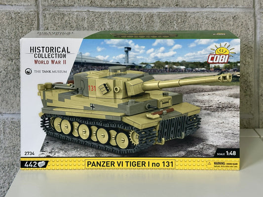 コビー COBI 2734 PANZER VI TIGER I no 131 タイガー131 ヒストリカルコレクション 第二次世界大戦 EU製（ポーランド Poland）LEGO 対応ブロック