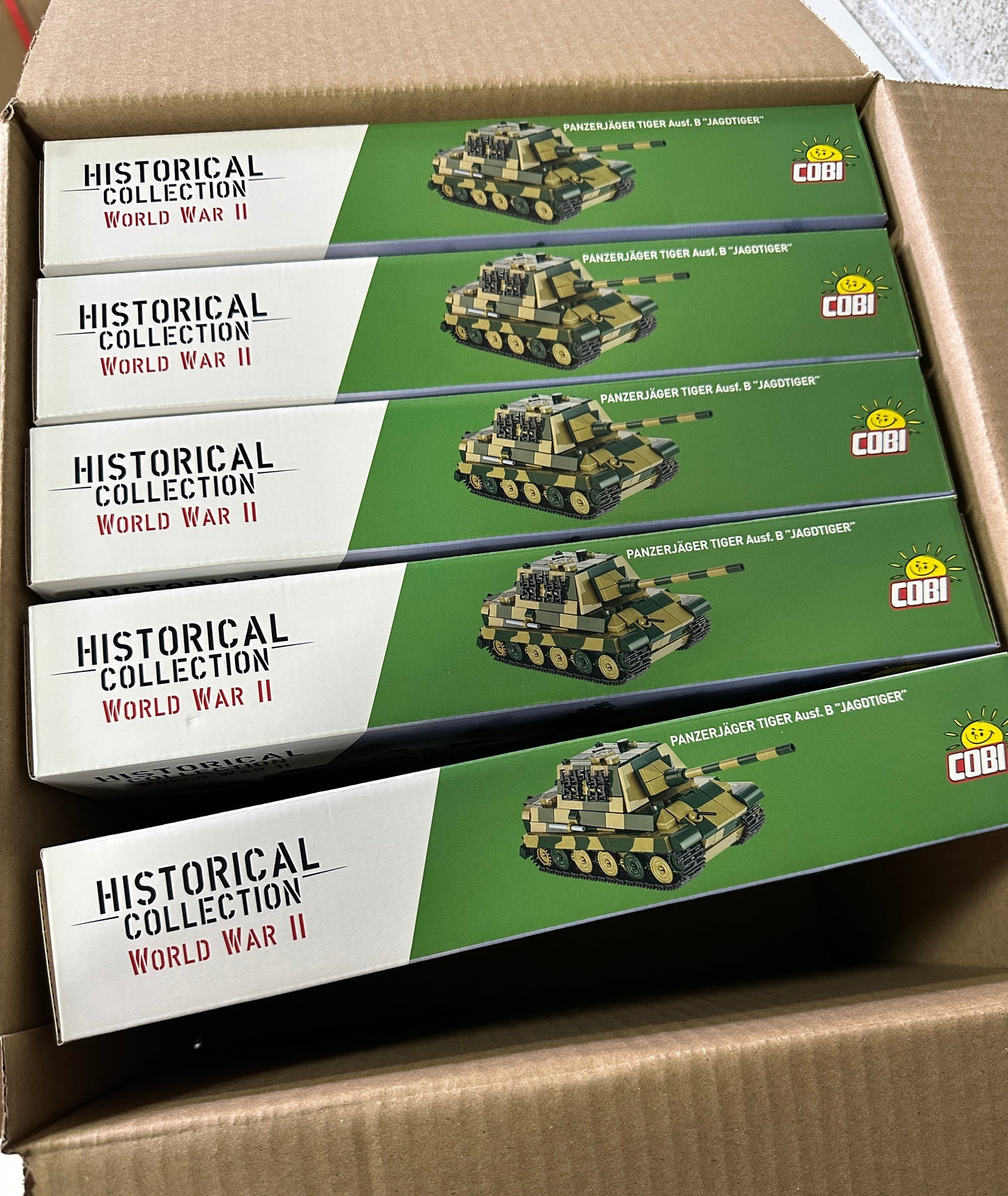 コビー COBI 2733 Panzerjager Tiger Ausf.B パンツァージャガー タイガー アウスフ B ヤークトティーガー タンク ヒストリカルコレクション 第二次世界大戦EU製（ポーランド Poland）LEGO 対応ブロック