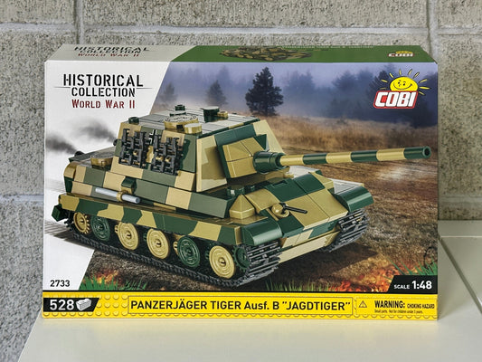 コビー COBI 2733 Panzerjager Tiger Ausf.B パンツァージャガー タイガー アウスフ B ヤークトティーガー タンク ヒストリカルコレクション 第二次世界大戦EU製（ポーランド Poland）LEGO 対応ブロック