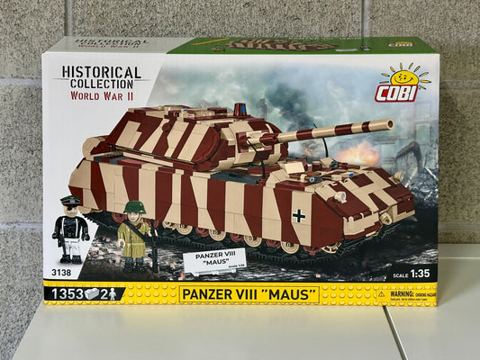 コビー COBI 3138 PANZER パンツァーVIII VIII号戦車 マウス ヒストリカルコレクション 第二次世界大戦 EU製（ポーランド Poland）LEGO 対応ブロック