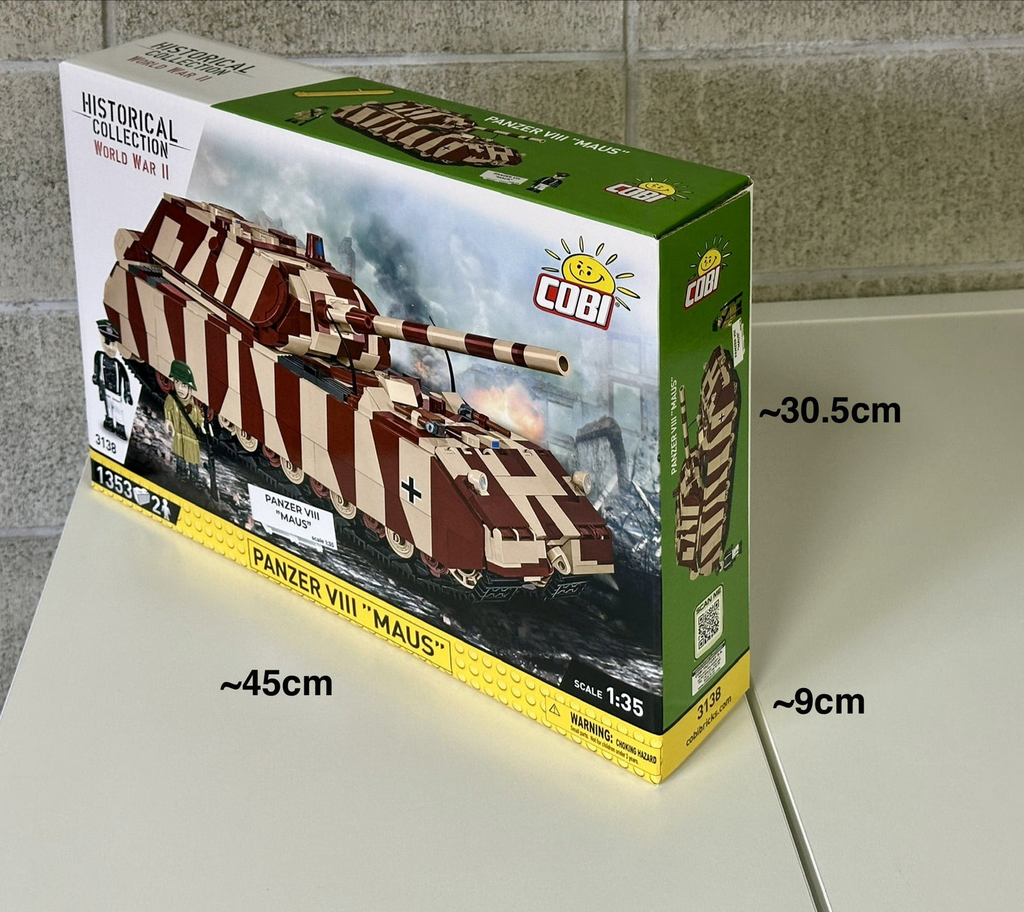 コビー COBI 3138 PANZER パンツァーVIII VIII号戦車 マウス ヒストリカルコレクション 第二次世界大戦 EU製（ポーランド Poland）LEGO 対応ブロック
