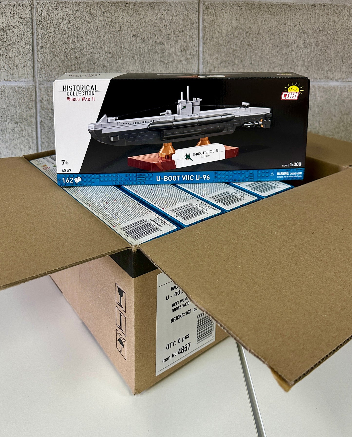コビー COBI 4857 U-BOOT Uボート VIIC U-96 ヒストリカルコレクション 第二次世界大戦 EU製（ポーランド Poland）LEGO 対応ブロック