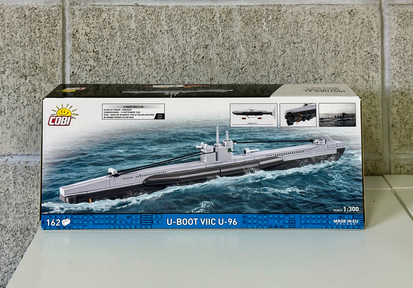 コビー COBI 4857 U-BOOT Uボート VIIC U-96 ヒストリカルコレクション 第二次世界大戦 EU製（ポーランド Poland）LEGO 対応ブロック