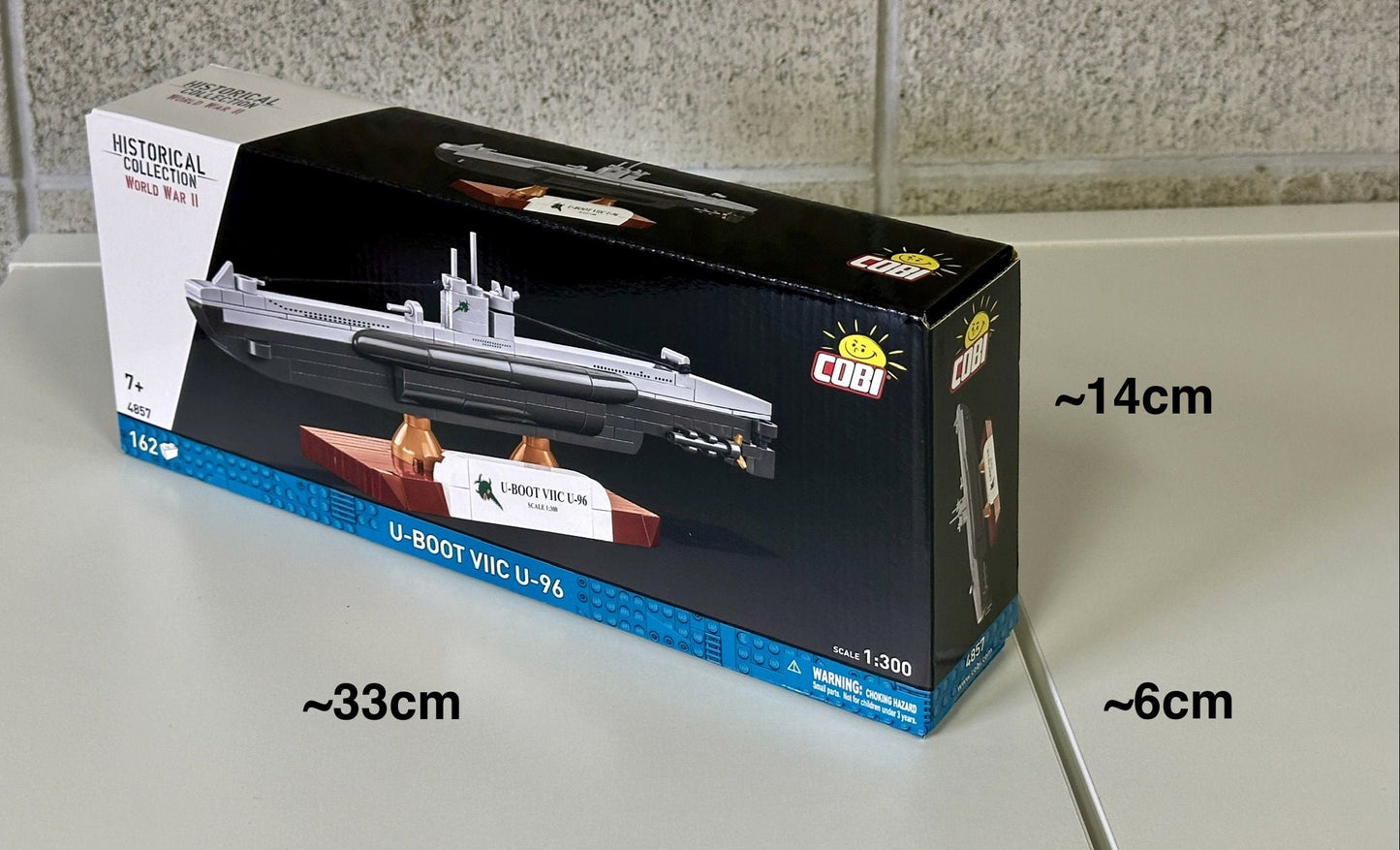 コビー COBI 4857 U-BOOT Uボート VIIC U-96 ヒストリカルコレクション 第二次世界大戦 EU製（ポーランド Poland）LEGO 対応ブロック