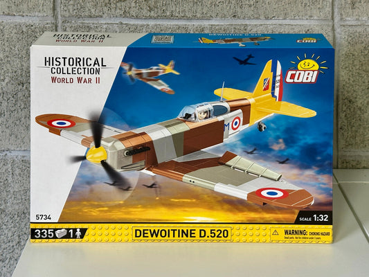 コビー COBI 5734 Dewoitine デヴォアティーヌ D.520 戦闘機 ヒストリカルコレクション 第二次世界大戦 EU製（ポーランド Poland）LEGO 対応ブロック