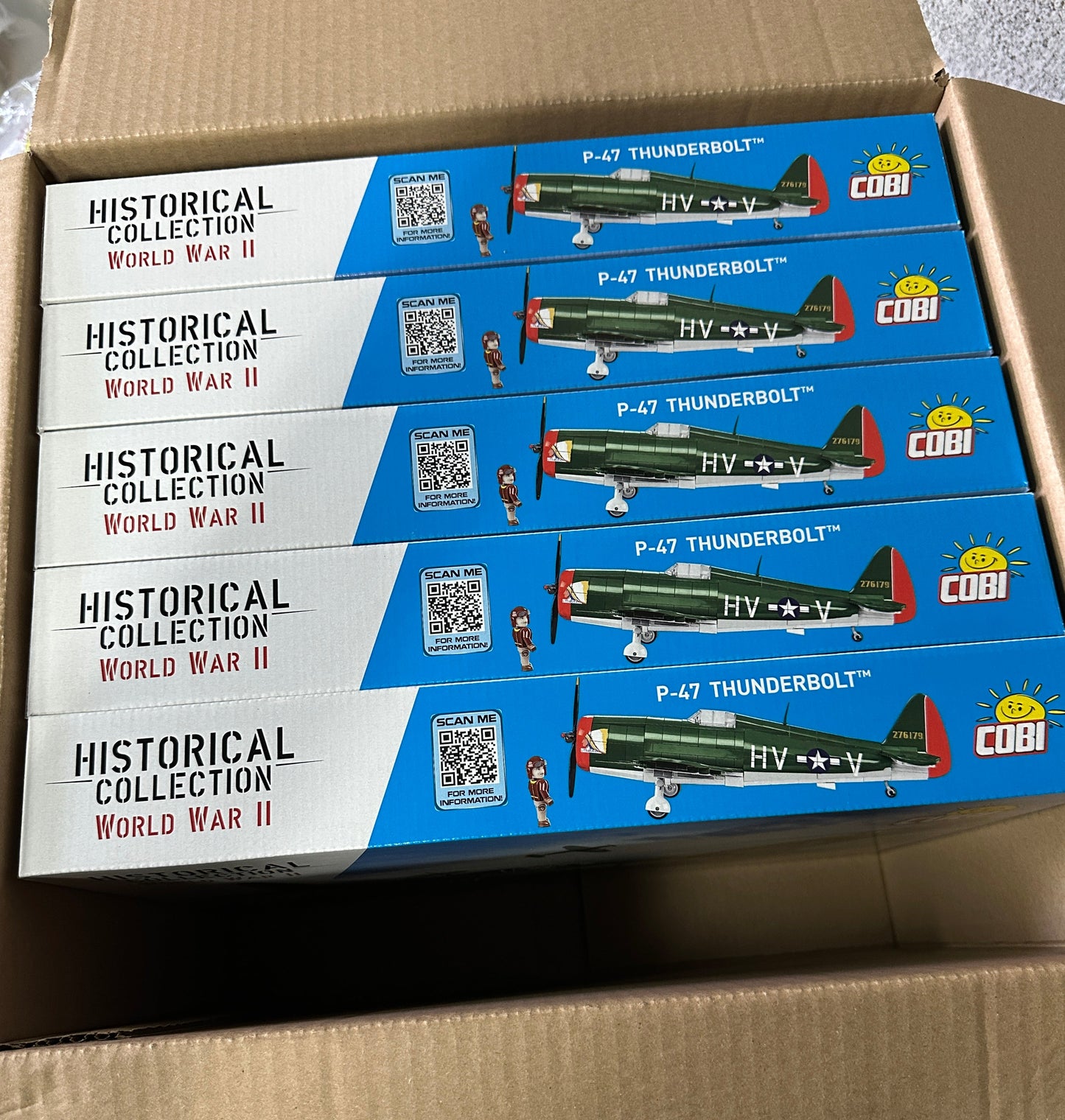コビー COBI 5737 P-47 Thunderbolt サンダーボルト (アメリカ軍) ヒストリカルコレクション 第二次世界大戦 EU製（ポーランド Poland）LEGO 対応ブロック