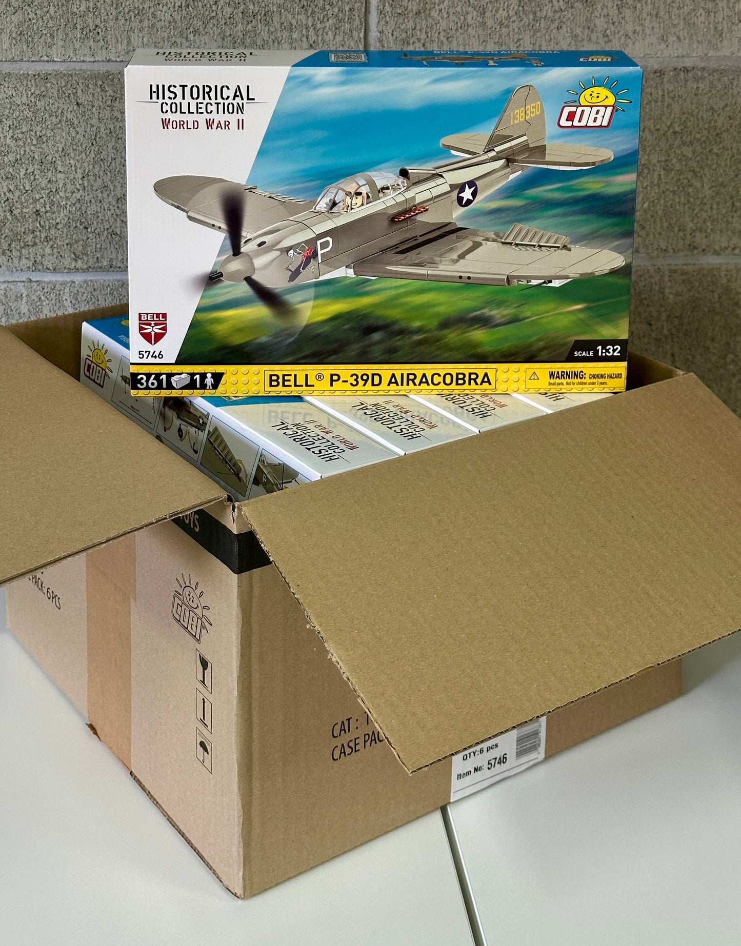 コビー COBI 5746 COBI Bell P-39D Airacobra エアラコブラ ヒストリカルコレクション 第二次世界大戦 EU製（ポーランド Poland）LEGO 対応ブロック