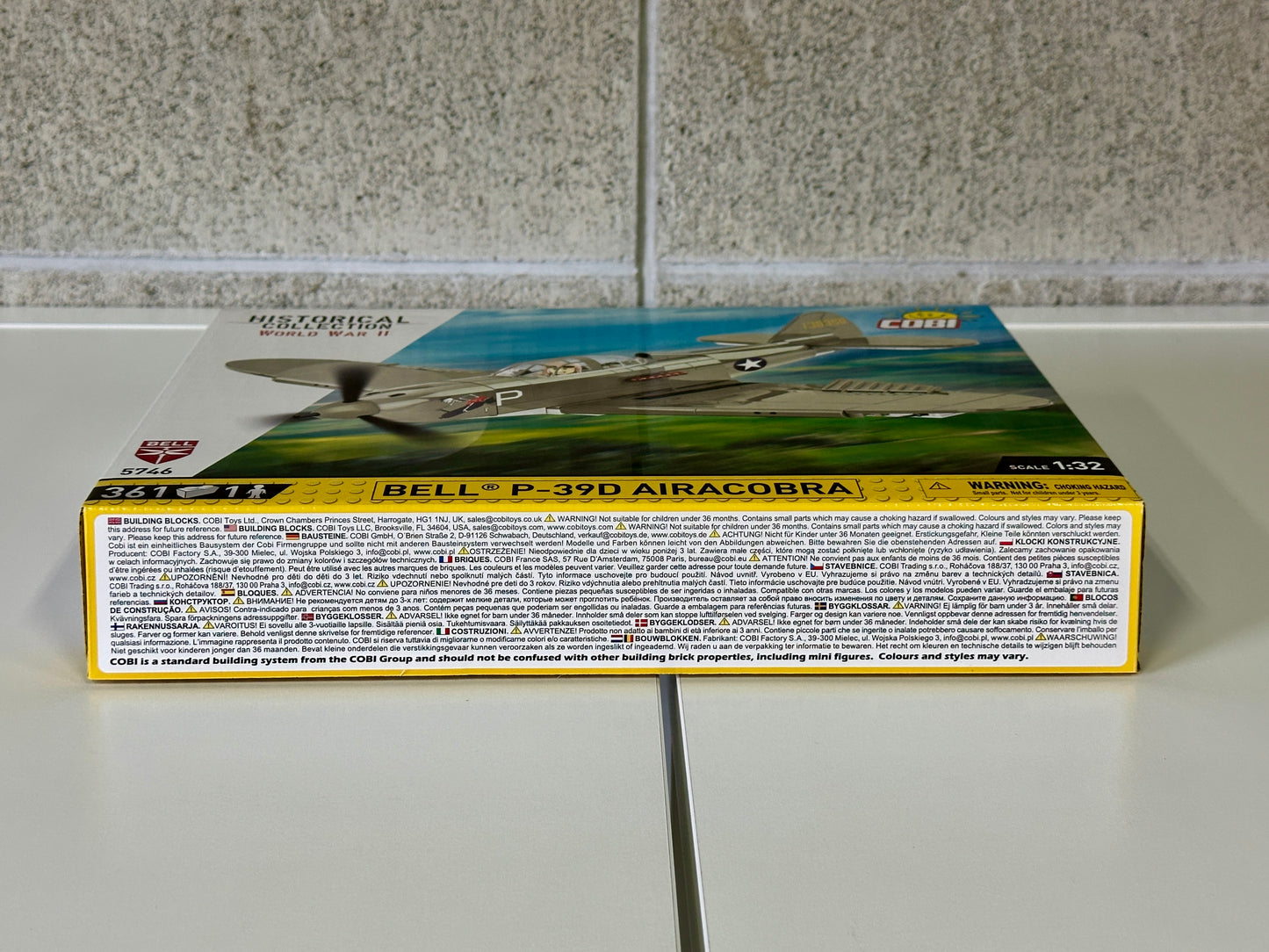 コビー COBI 5746 COBI Bell P-39D Airacobra エアラコブラ ヒストリカルコレクション 第二次世界大戦 EU製（ポーランド Poland）LEGO 対応ブロック
