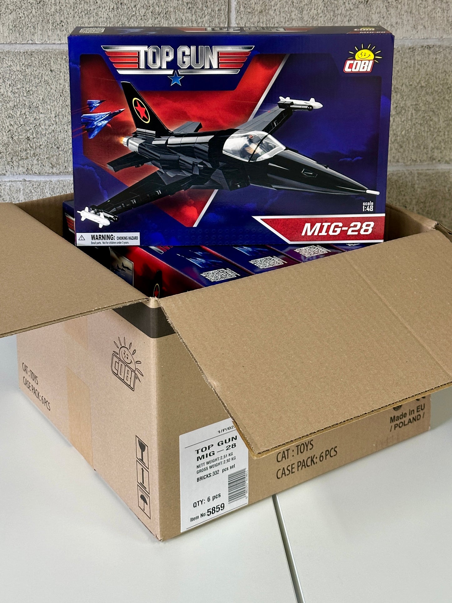 コビー COBI 5859 Top Gun トップガン MIG-28 EU製（ポーランド Poland）LEGO 対応ブロック