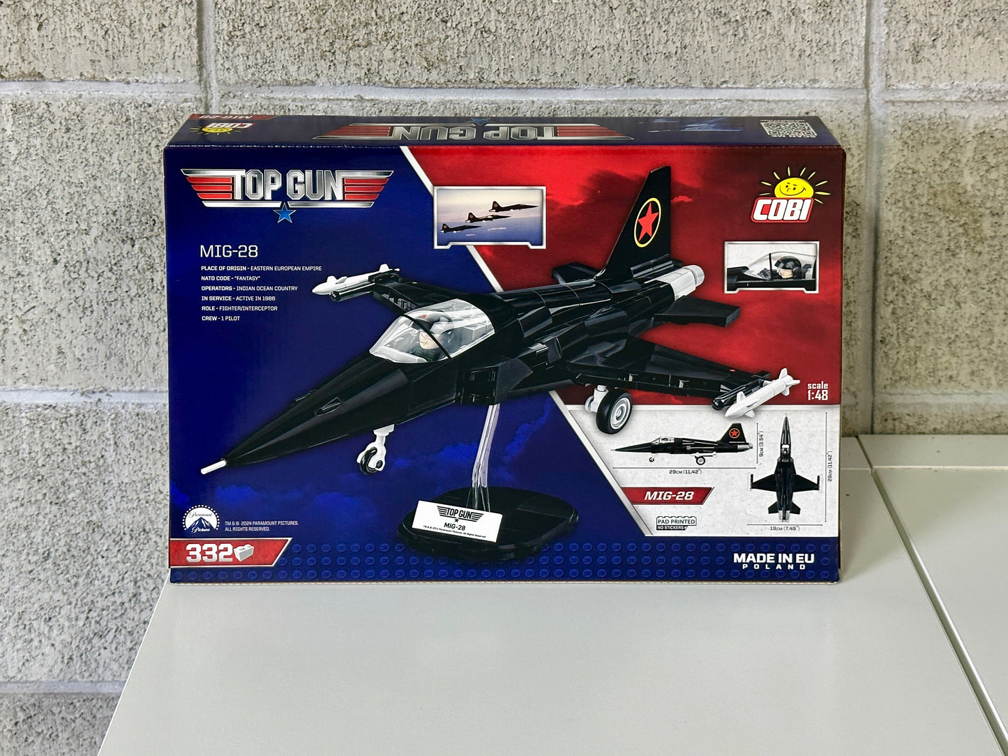 コビー COBI 5859 Top Gun トップガン MIG-28 EU製（ポーランド Poland）LEGO 対応ブロック