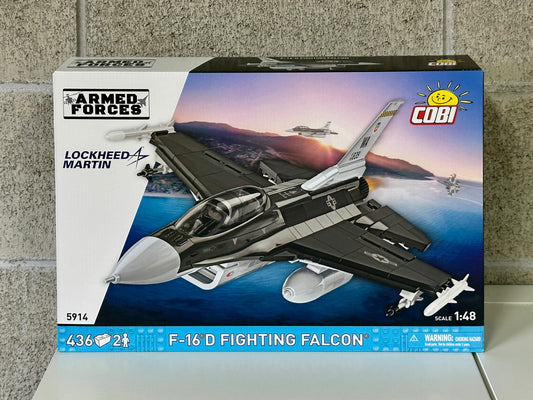 コビー COBI 5914 Armed Forces F-16D fighting FALC ファイティングファルコン 飛行機 EU製（ポーランド Poland）LEGO 対応ブロック