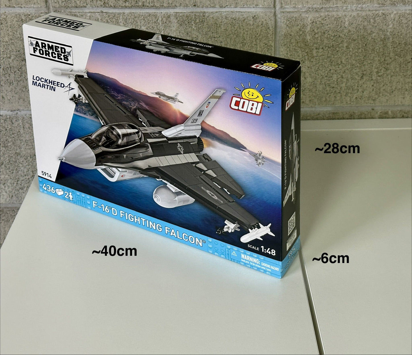 コビー COBI 5914 Armed Forces F-16D fighting FALC ファイティングファルコン 飛行機 EU製（ポーランド Poland）LEGO 対応ブロック