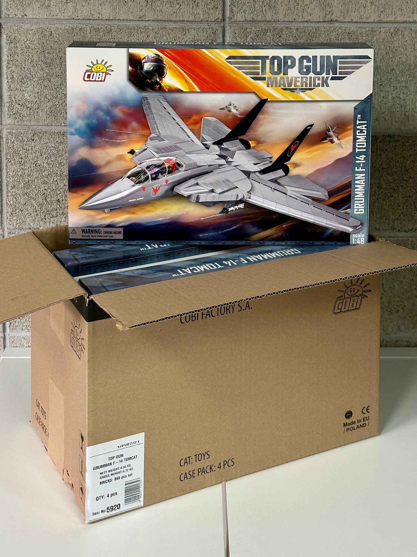 コビー COBI 5920 Top Gun Maverick トップガンマーベリック Grumman グラマン F-14 トムキャットTomcat EU製（ポーランド Poland）LEGO 対応ブロック