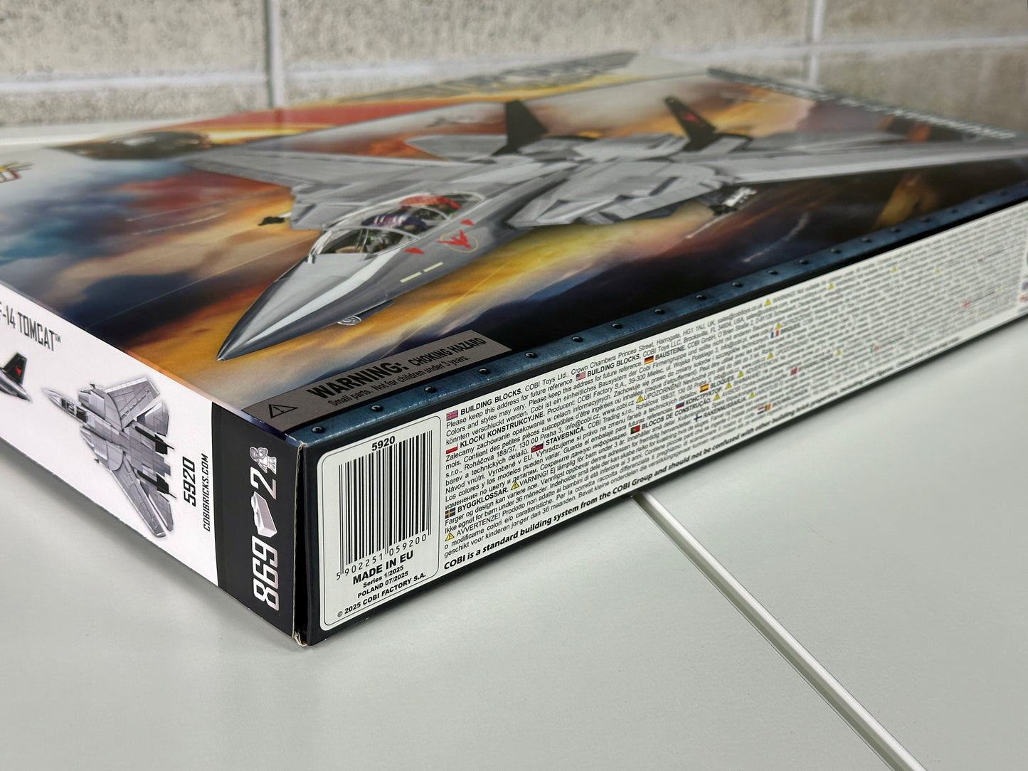 コビー COBI 5920 Top Gun Maverick トップガンマーベリック Grumman グラマン F-14 トムキャットTomcat EU製（ポーランド Poland）LEGO 対応ブロック