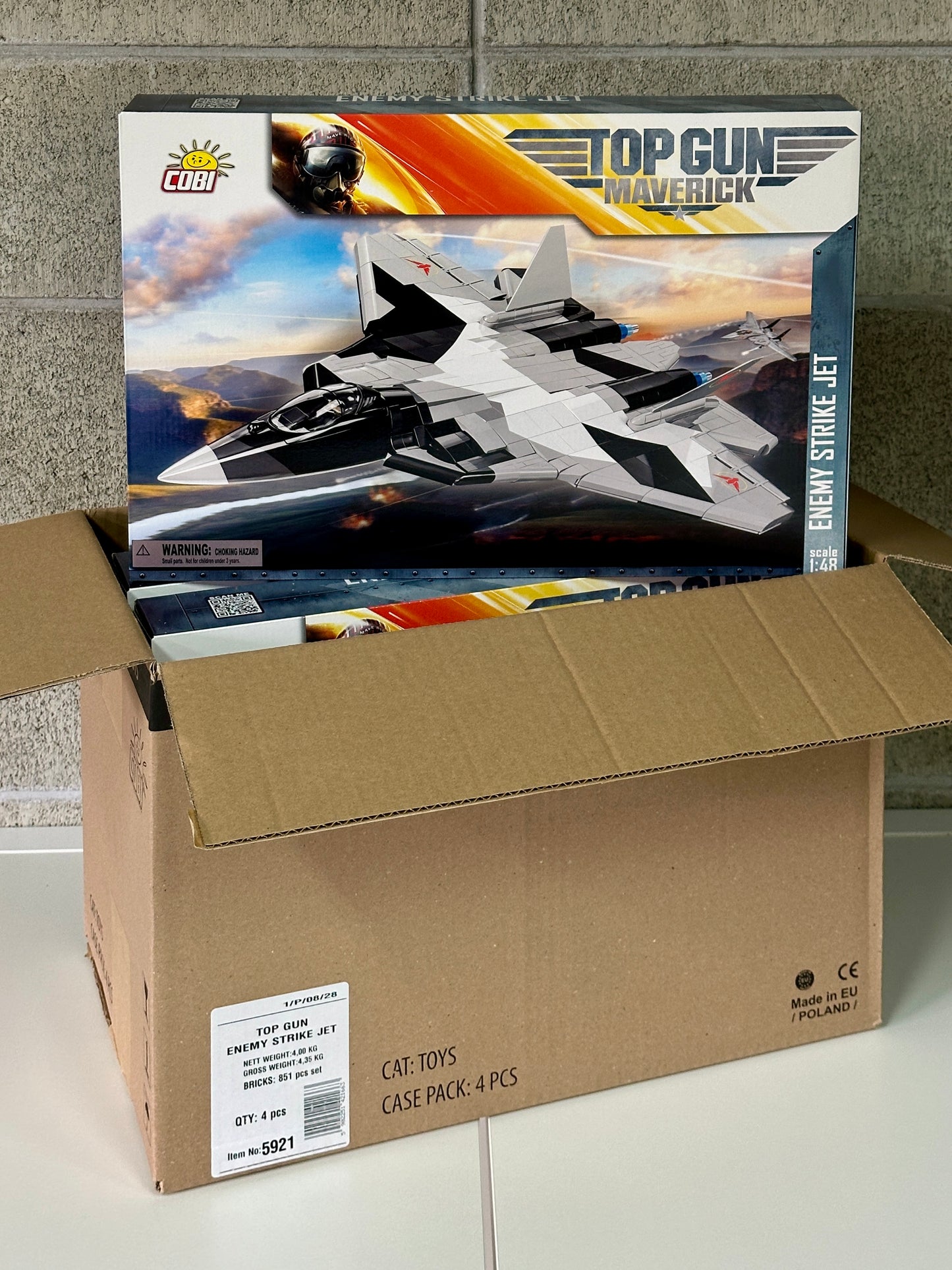 コビー COBI 5921 Top Gun Maverick トップガンマーベリック Enemy Strike Jet エネミーストライクジェット EU製（ポーランド Poland）LEGO 対応ブロック