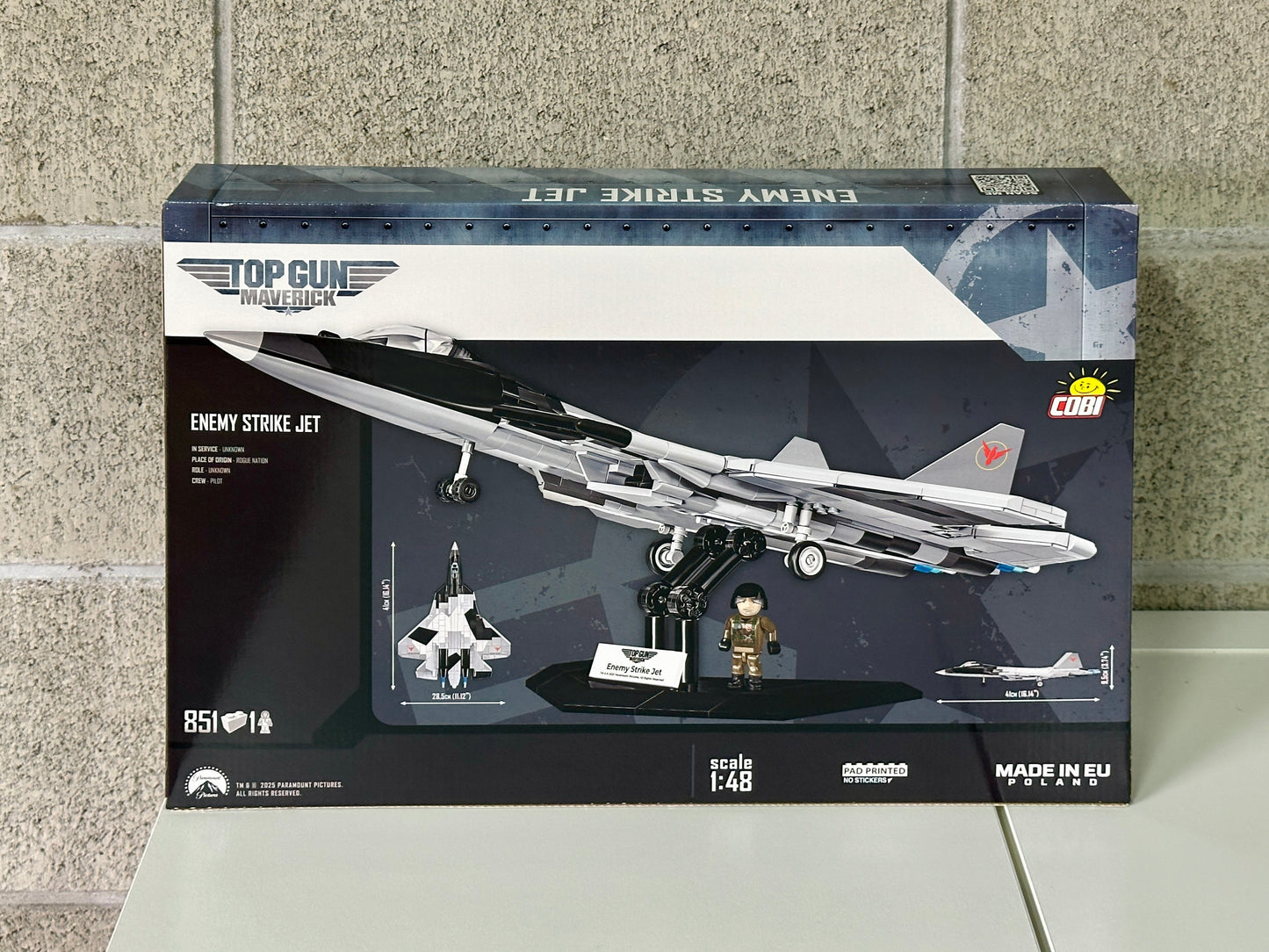 コビー COBI 5921 Top Gun Maverick トップガンマーベリック Enemy Strike Jet エネミーストライクジェット EU製（ポーランド Poland）LEGO 対応ブロック