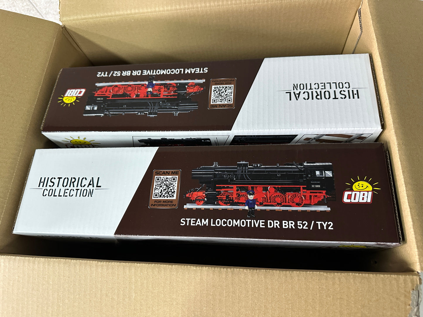 コビー COBI 6283 Steam Locomotive 蒸気機関車 DR BR 52/TY2 EU製（ポーランド Poland）LEGO 対応ブロック