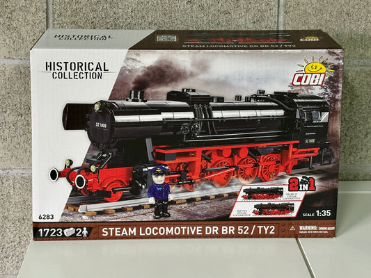 コビー COBI 6283 Steam Locomotive 蒸気機関車 DR BR 52/TY2 EU製（ポーランド Poland）LEGO 対応ブロック